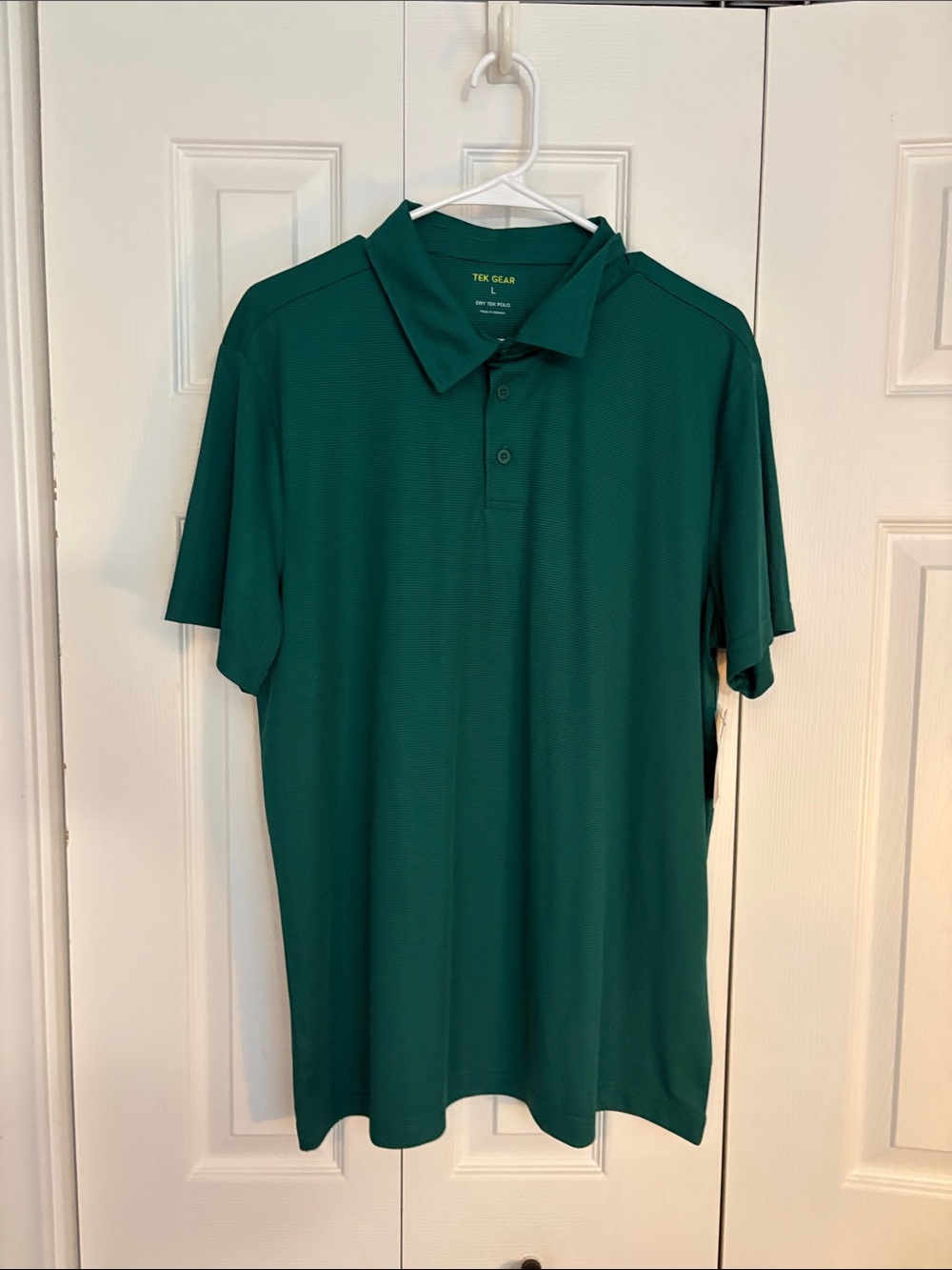 tek gear Men's Teal Green Performance Polo